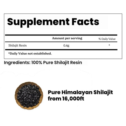 Vitall Pure Shilajit Resin GOLD+