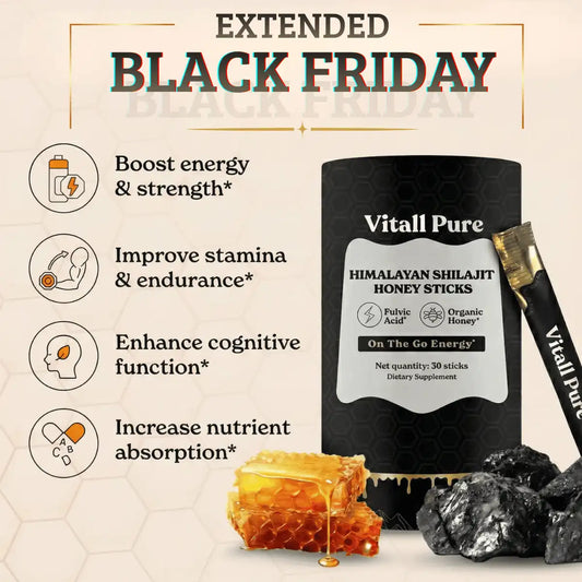 Vitall Pure Shilajit GOLD Honey Sticks