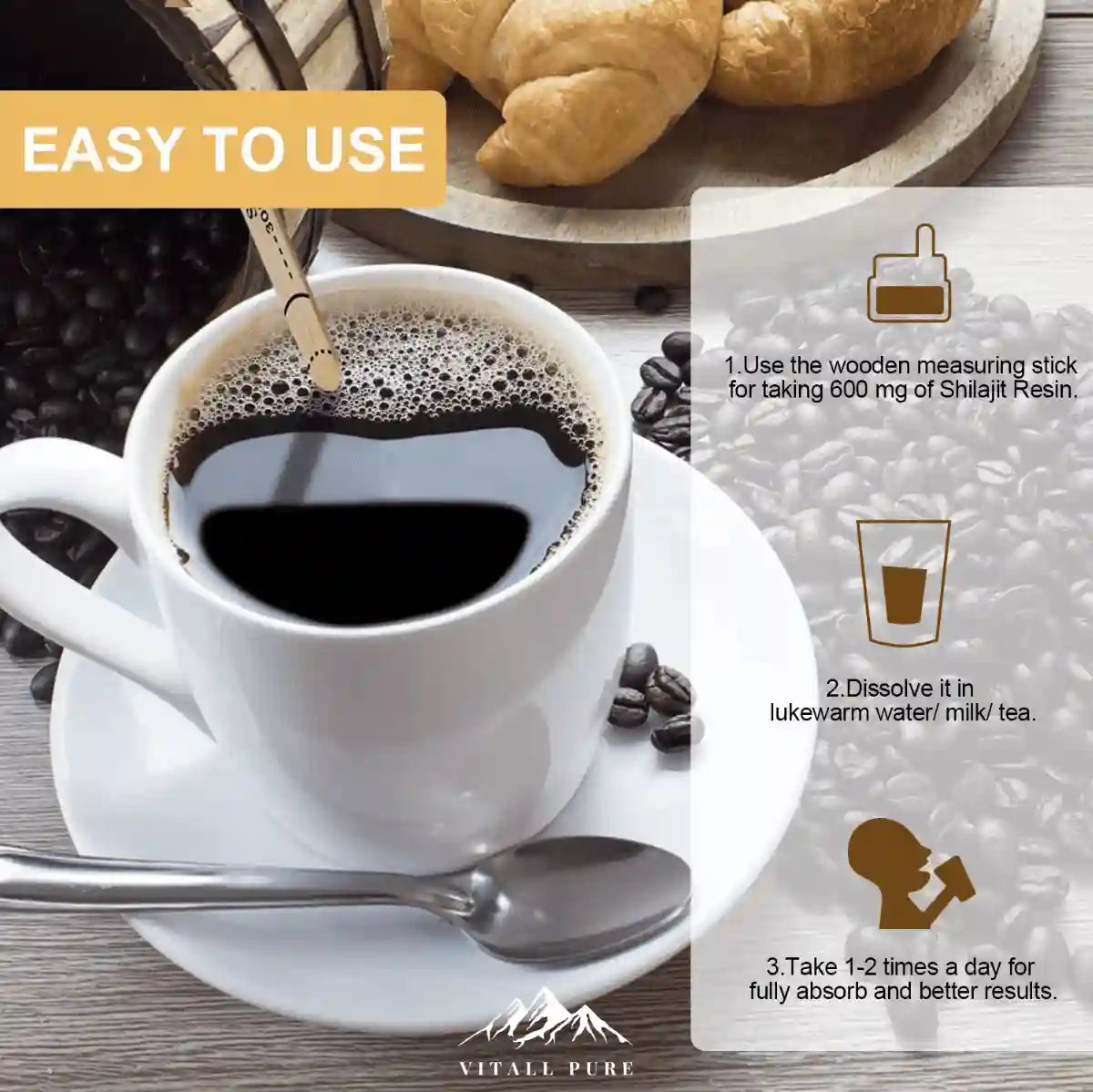 VITALLPURE® Pure Shilajit Resin (60G)