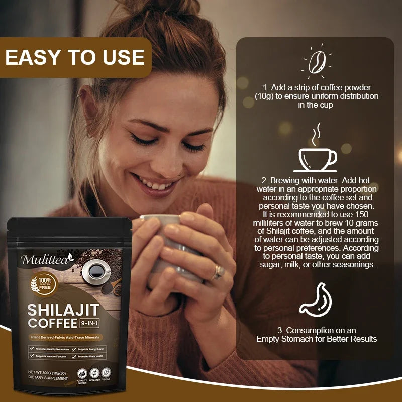 VitallPure® Pure Shilajit Coffee – Now 8-in-1 Support