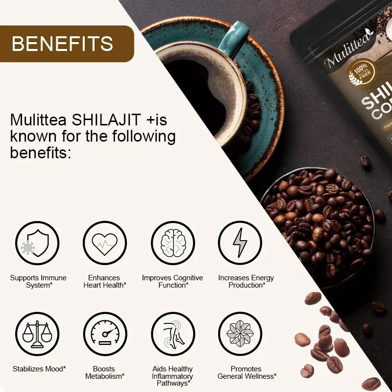 VitallPure® Pure Shilajit Coffee – Now 8-in-1 Support